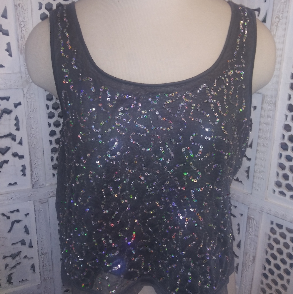 Forever21 Sparkle Crop Top